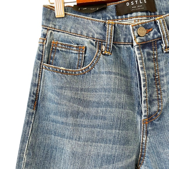 DSTLD Distressed Button Fly Mom Jean Size 25 - Picture 3 of 14